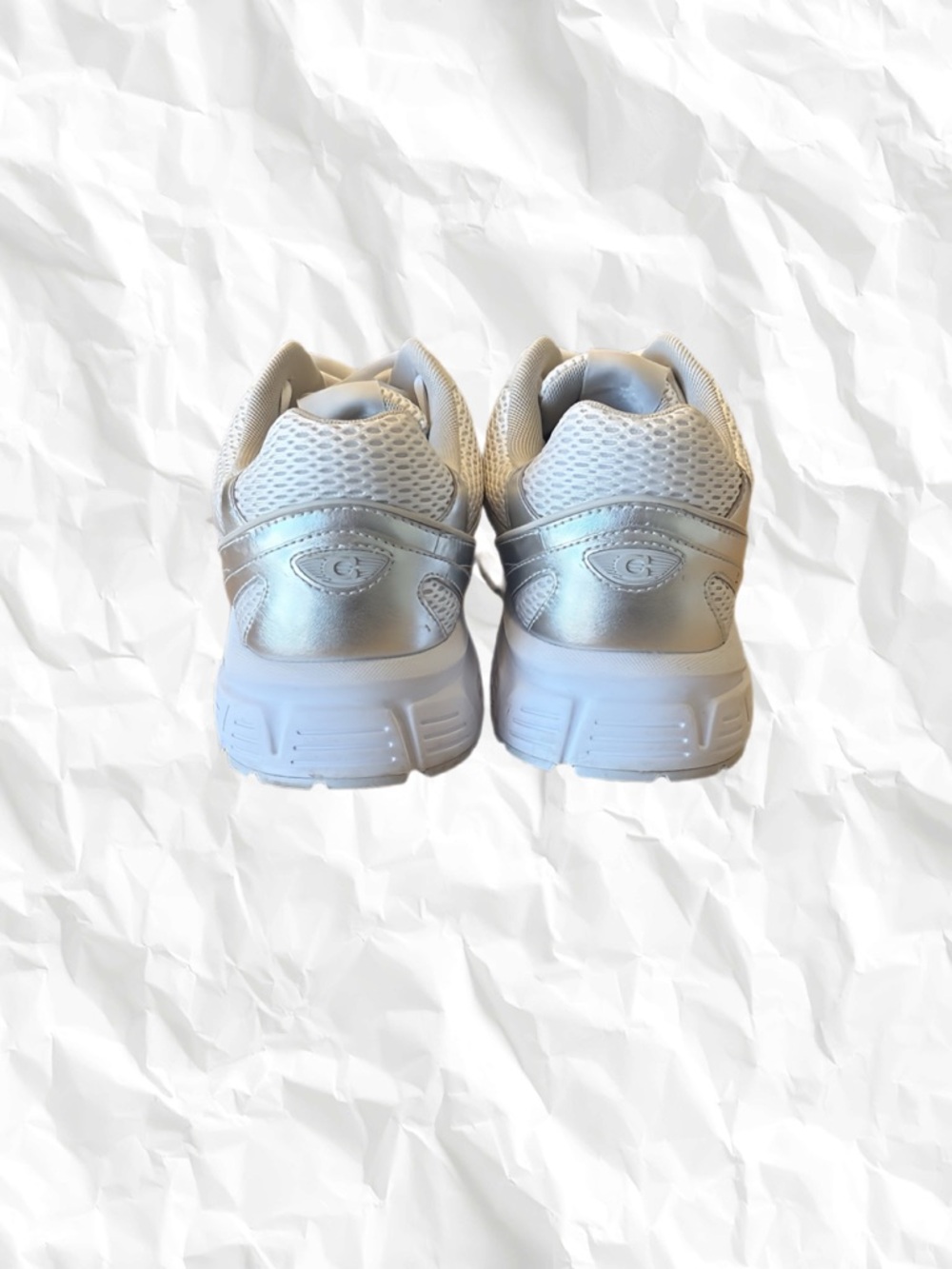 Coach White and Silver Runner Sneakers - Picture 4 of 4